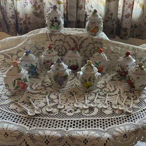 Vintage Lot of Lenox 1995 Jam Jars